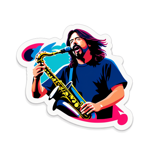 Unbelievable! Dave Grohl's Epic Saxophone Jam Will Change Your View on Rock Forever!