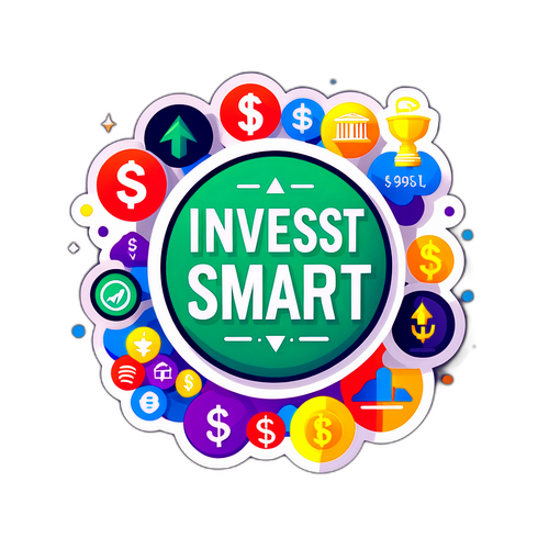 आर्थिक सफलता स्टिकर 'शानदार निवेश'