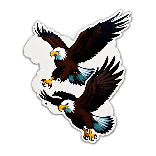 Dynamic Eagles Rivalry Sticker