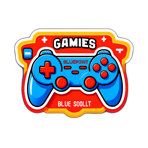 Retro Spelkontroll Sticker