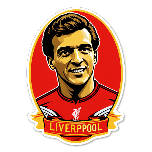 Sticker som hyllar Liverpool FC:s historia