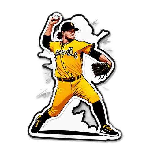 Powerful Gerrit Cole Sticker
