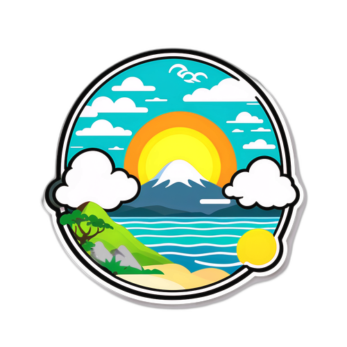 花蓮的天氣主題貼紙