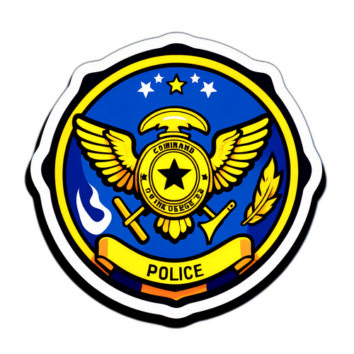 Odznaka Policji z Motywem Dowodzenia