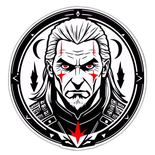 Sticker inspirat de "The Witcher"