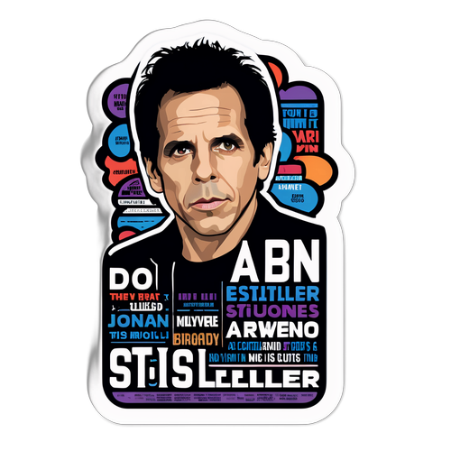 Ben Stiller Filmografi Klistermärke