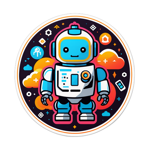 以Anthropic公司為主題的科技貼紙