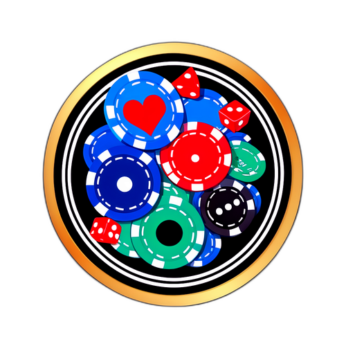 Adesivo Betsson con Simboli di Gioco