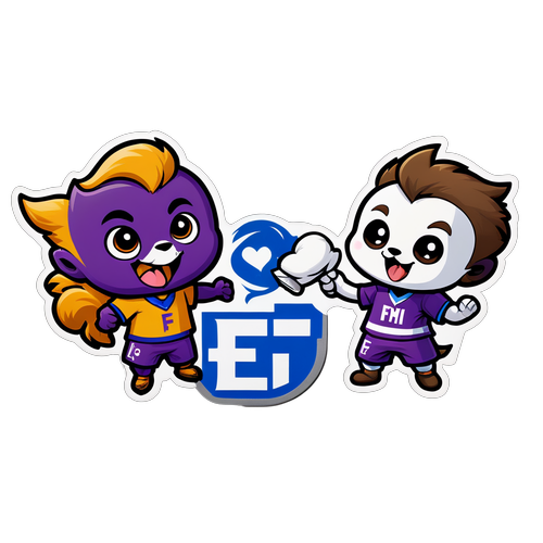 Adesivo Giocoso di Fiorentina ed Empoli