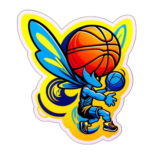 Autocollant Funky des Hornets