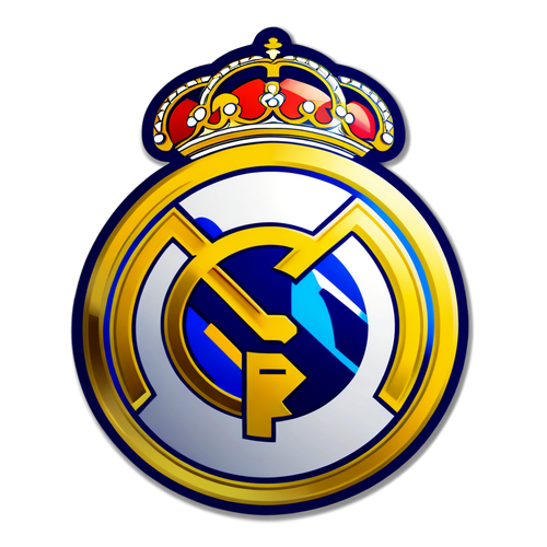 ¡Impactante! El Escudo del Real Madrid Brilla como Nunca con Este Diseño Dorado