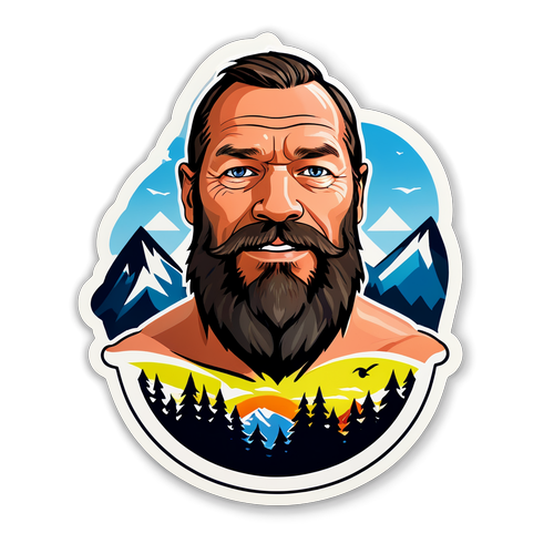 Avontuur in de Natuur: Wim Hof Sticker