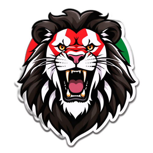 אריה רועם עם לוגו יובנטוס