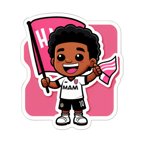Nhân vật hoạt hình cổ vũ Inter Miami