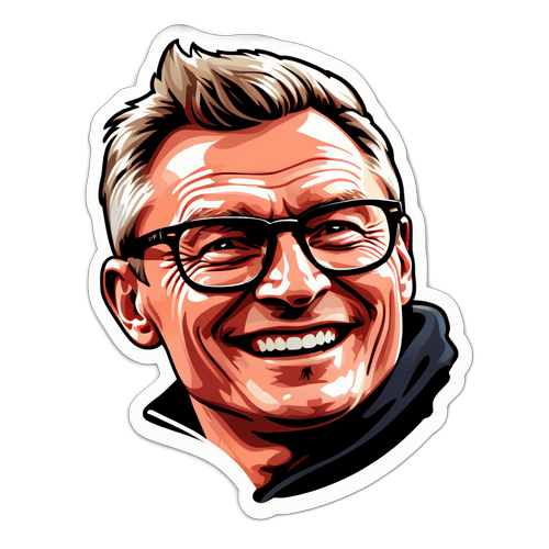 Sporty klistremerke av Ole Gunnar Solskjær