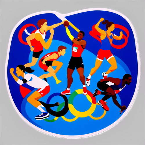 Unleash Your Olympic Spirit: A Vibrant Celebration of Athletes in Action!