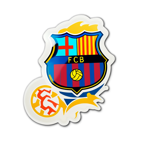 Sticker Hón Nhí Barcelona: Đam Mê Bóng Đá và Phố Phường