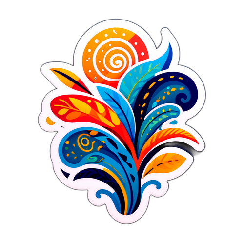 Autocollant artistique de Bietry