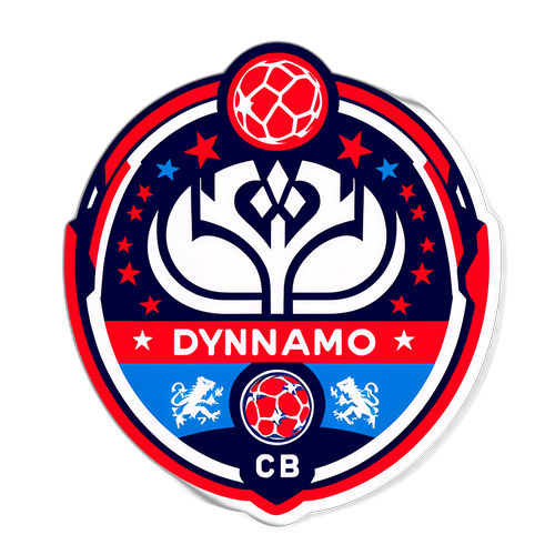 Stylizovaná samolepka pro Dynamo ČB vs. Brno