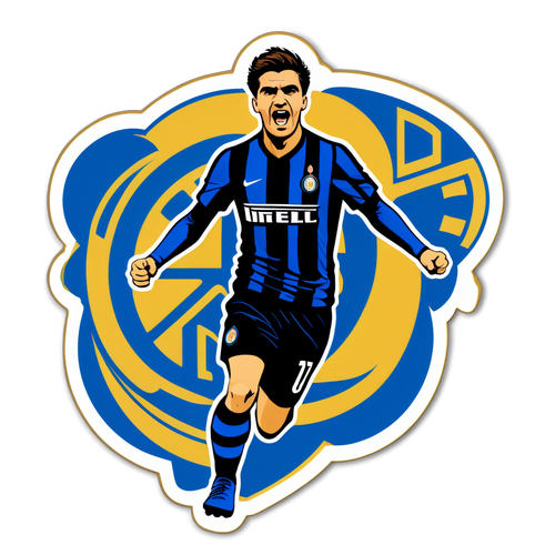 Stiker Semangat Penyokong Inter Milan