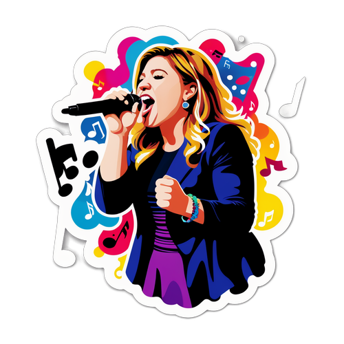Masiglang Sticker ni Kelly Clarkson
