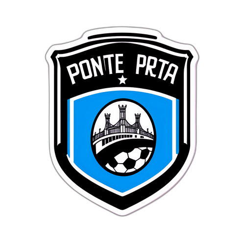 Adesivo Retro de Ponte Preta