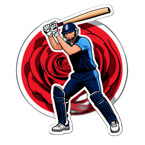 Sticker ya Timu ya Kriketi ya Uingereza