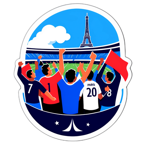 Paris FC Taraftarlarının Coşkulu Anı