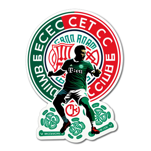 Bayern Münih vs Celtic Sticker