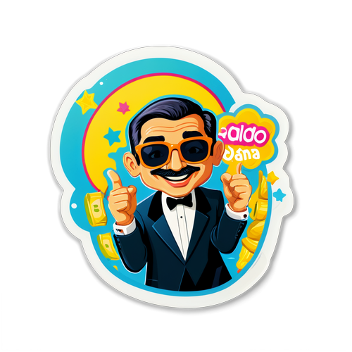 Sticker Promosi 'Saldo Dana Gratis'