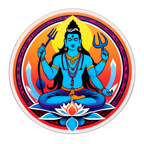 Sticker Spirituale di Shiva