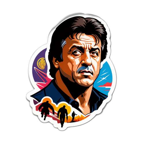 Sylvester Stallone matrica