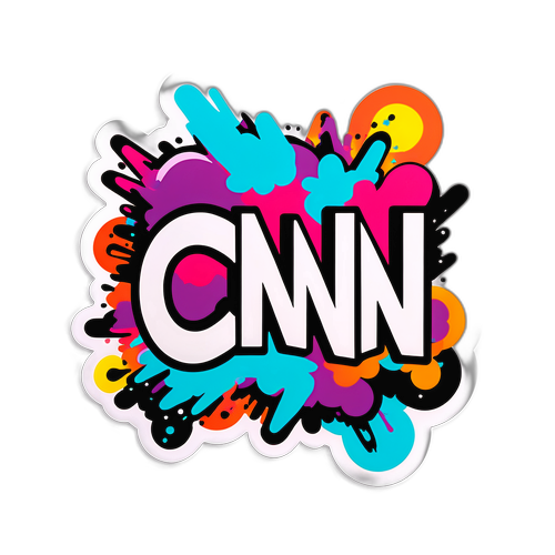 Το λογότυπο της CNN σε στυλ γκραφίτι