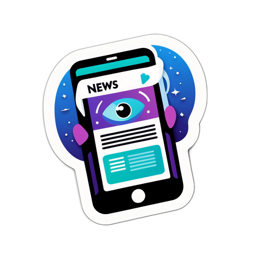Mobilnyhet Sticker