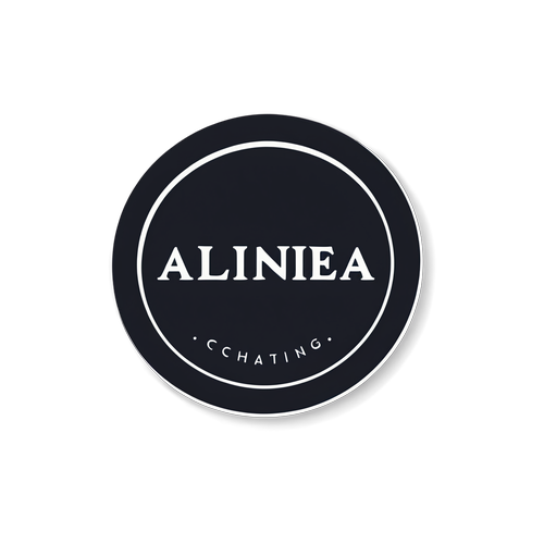 Minimalist Sticker Design for Alinea