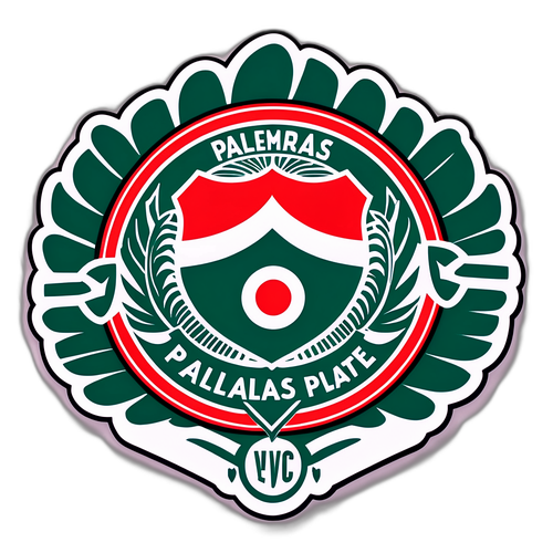 Vintage-Style Palmeiras vs River Plate Logo Sticker