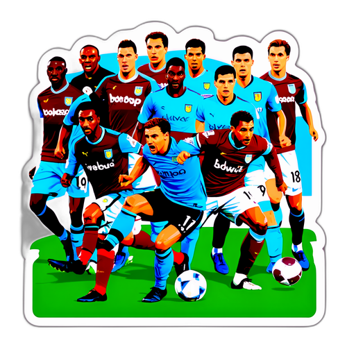 ภาพทีมเบเซลและแอสตันวิลล่าในสนามรบที่เต็มไปด้วยพลัง