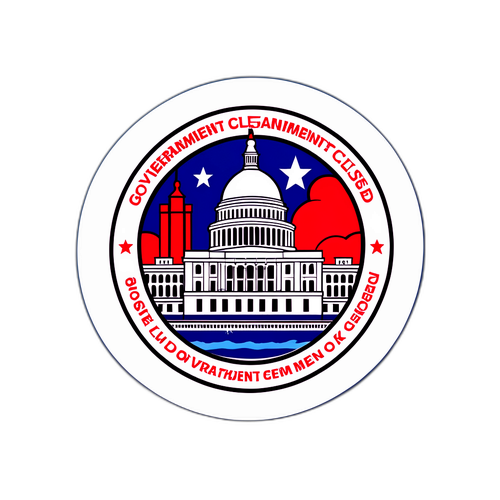 สติ๊กเกอร์รัฐสภา 'รัฐบาลปิด'