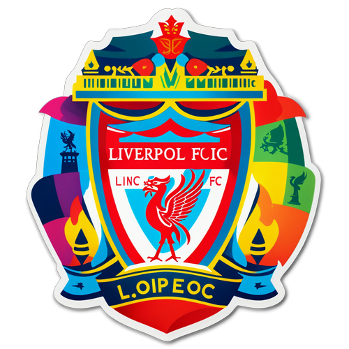 Liverpool FC Crest med Vibrant Atmosfære