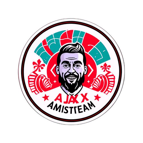 Sticker de soutien d'Ajax Amsterdam