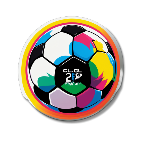 Fußball Aufkleber "CL Finale 2025"