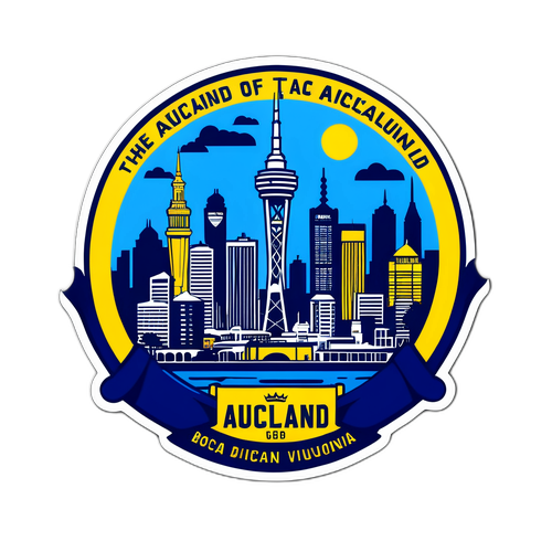 Aucklandi Skyline, Boca Juniors Emblémával, Győzelem Ünnepléséhez
