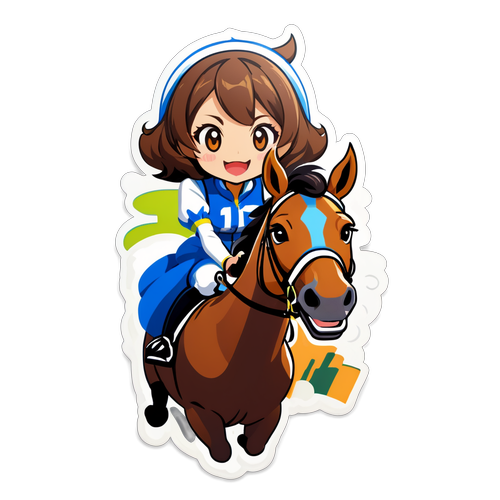 競馬の興奮が生きる！ケンタッキーのウマ娘イラストが心を掴む！