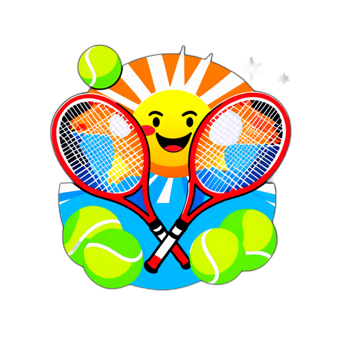 Stiker Ceria Cincinnati Open