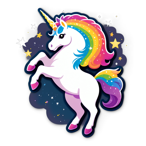 Scopri il Mondo Incantato: L'Unicorno Arcobaleno che Porta Magia e Gioia!