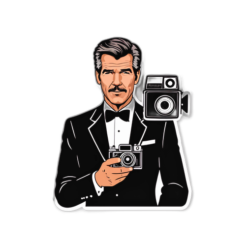 Pierce Brosnan klassisessa smokissa