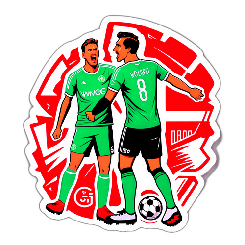 Sticker ya Mchezo wa Cologne dhidi ya Wolfsburg