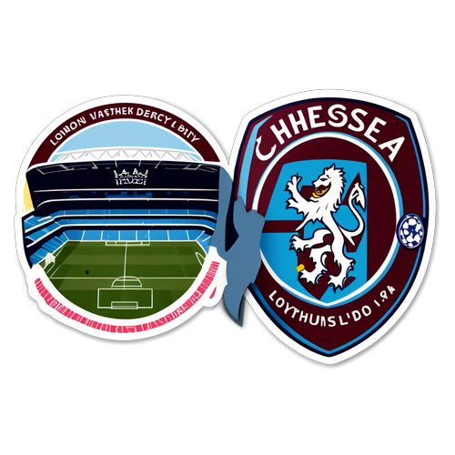 Adhesivo del Chelsea vs West Ham: Derby de Londres