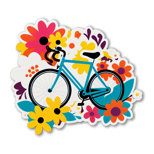 Vrouwenkracht op Wielen: Tour de France Femmes Sticker