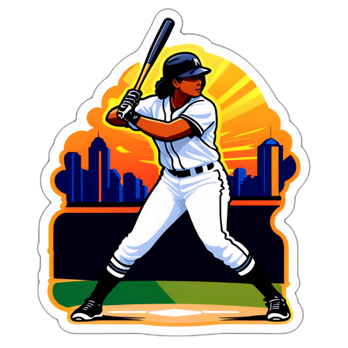 Nasim Nunez At Bat Sticker